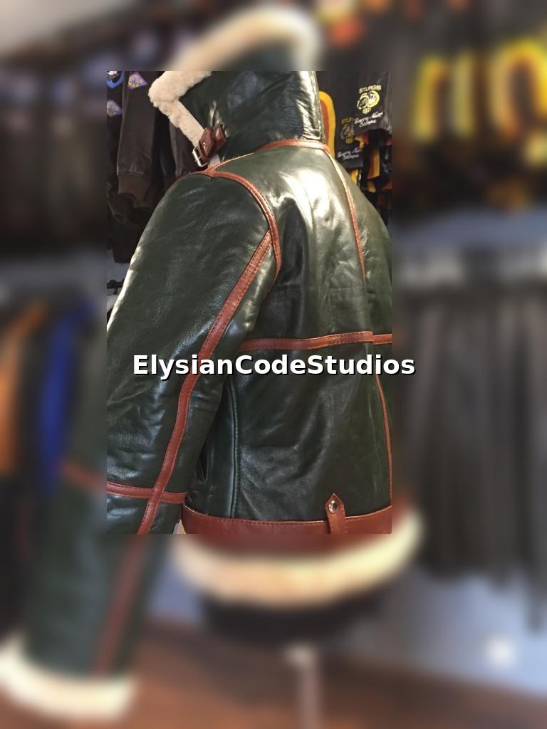 Men’s Black Shearling Aviator Jacket – Real Leather B3 Bomber Winter Flight Coat | Handmade Premium Outerwear