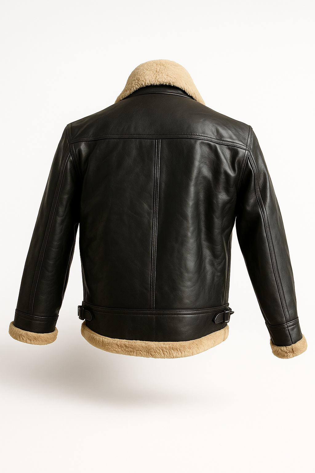 Men's B3 Shearling Bomber Jacket – Real Leather RAF WWII Aviator Winter Coat